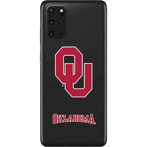 University of Oklahoma Sooners Black Galaxy S20 Plus Skin